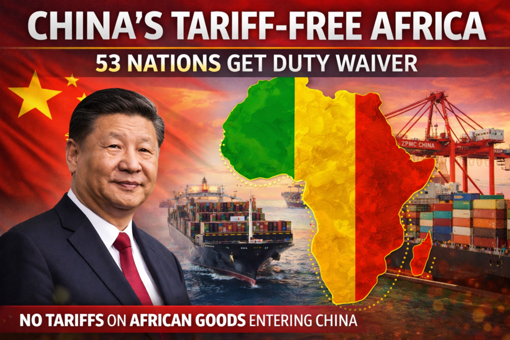 China's Tariff-Free Africa - 53 Nations Get Duty Waiver