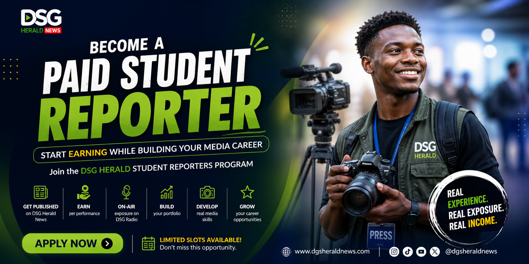 DSG HERALD REPORTERS PROGRAM