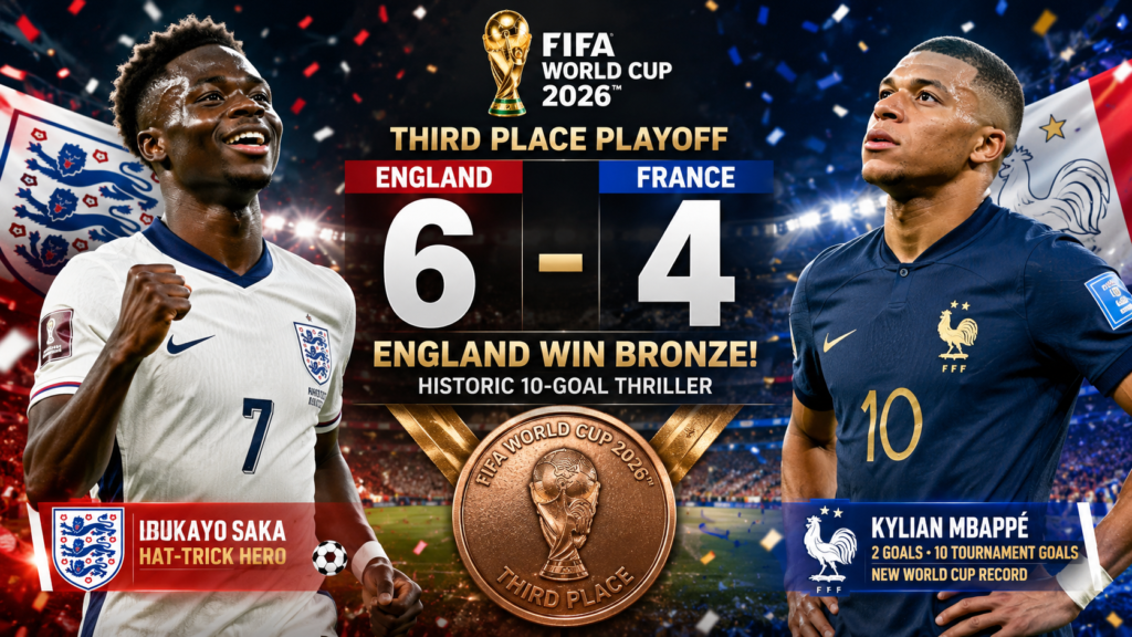 England World Cup Third Place Earned in 10-Goal Epic 2 England World Cup Third Place