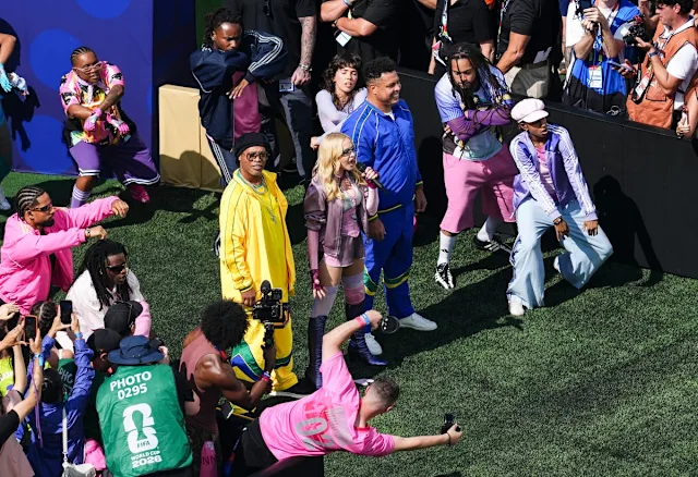 Madonna opening the show