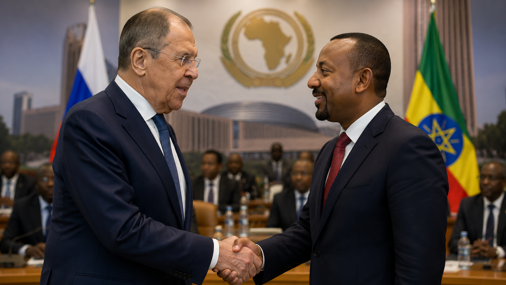 Russia Africa Strategy Drives New Ethiopia Alliance 1 Russian Foreign Minister Sergey Lavrov meets Ethiopian Prime Minister Abiy Ahmed in Addis Ababa as Russia expands its diplomatic and strategic partnership with Ethiopia.