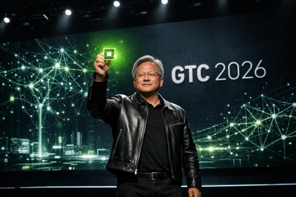 Advanced computer chip illustrating artificial intelligence technology and semiconductor development
