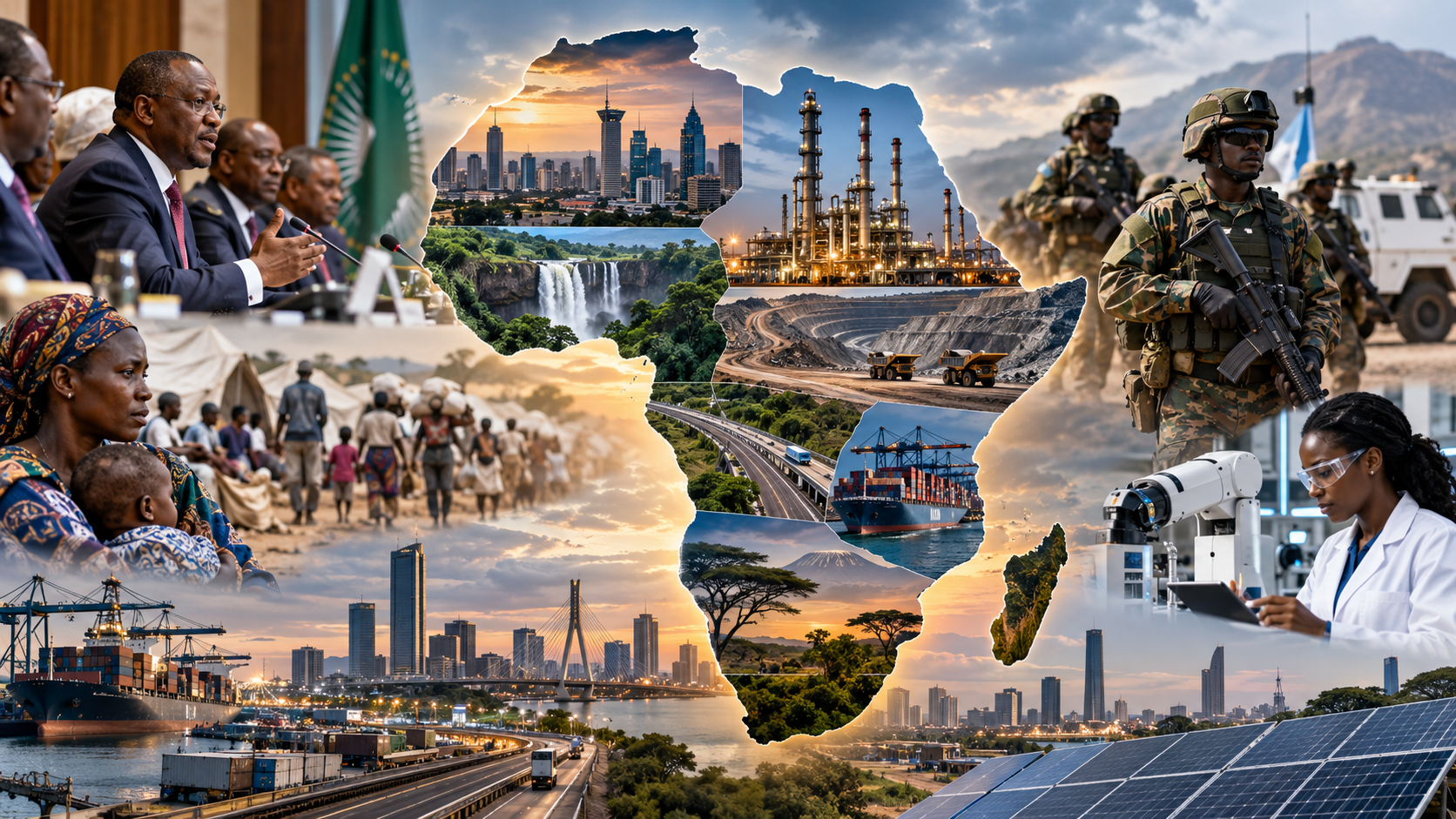 Africa News: Congo, Sudan, Minerals, Security and Markets 1 Africa news roundup featuring African leaders, security forces, oil refinery, mining, humanitarian crisis, cities and technology across the continent.