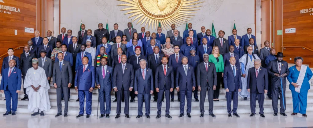 African Union leaders at a continental summit