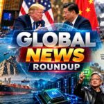 Global news roundup featuring world leaders, UN diplomacy, conflict, energy shipping and AI technology
