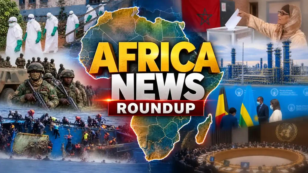 Africa news roundup featuring conflict, politics, economy and global diplomacy