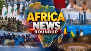 Africa news roundup featuring conflict, politics, economy and global diplomacy