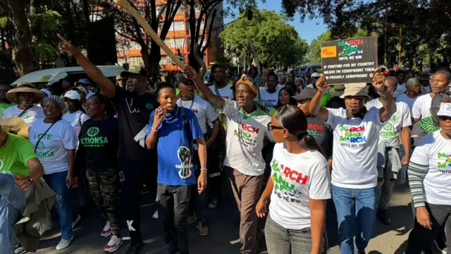 Anti-xenophobia demonstration involving African migrants in South Africa