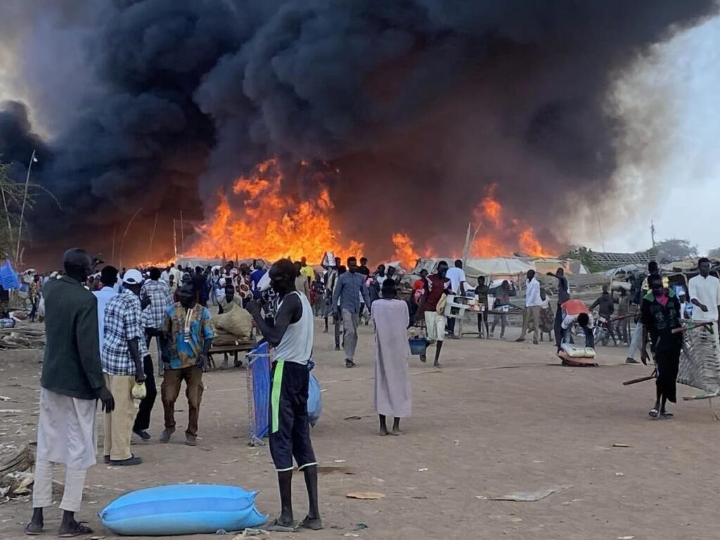 Abyei market drone strike