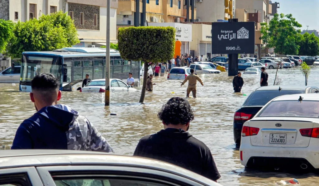 Flooding in Tripoli Libya