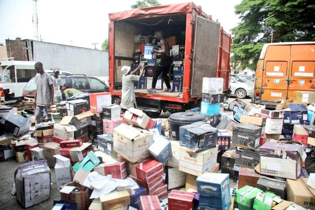 NAFDACs Suspected Counterfeit Drinks Operation