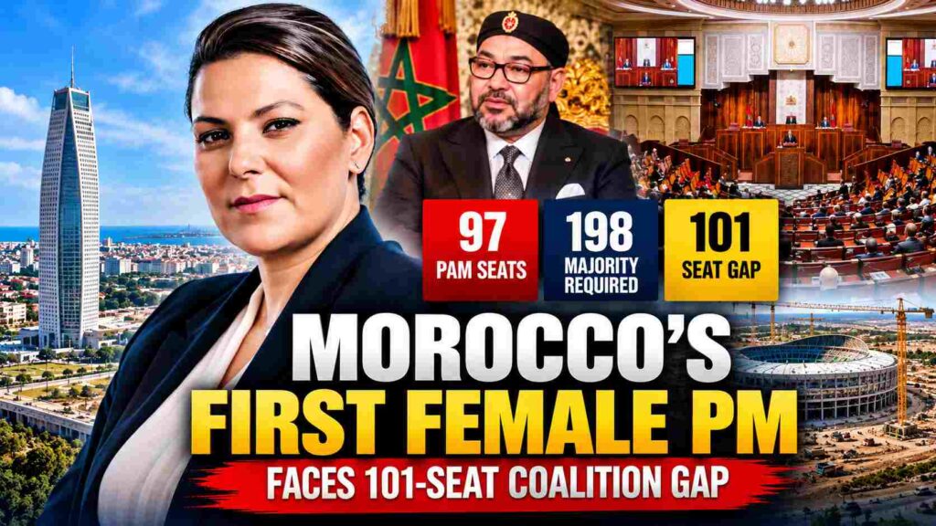 Morocco First Female PM Faces 101-Seat Gap 6 Morocco first female PM Fatima El Mansouri faces 101-seat coalition gap